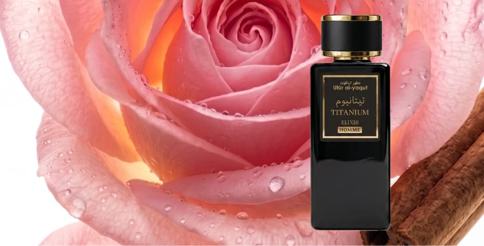 Utur Elixir collection — rose botanical essence and Titanium fragrance